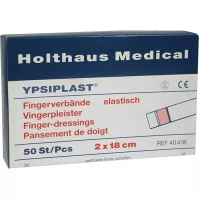 FINGERVERBAND Ypsiplast 2x18 cm elastisk hud, 50 st