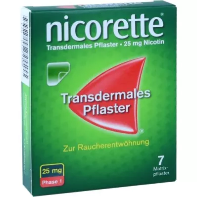 NICORETTE TX Plåster 25 mg, 7 st