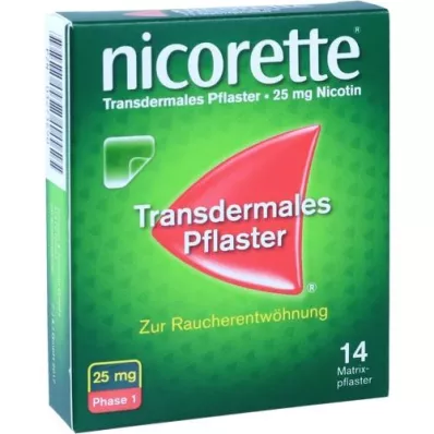 NICORETTE TX Patch 25 mg, 14 st