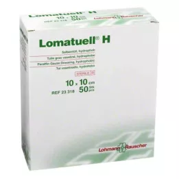 LOMATUELL H Salva tyll 10x10 cm steril, 50 st