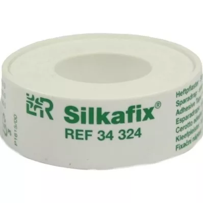 SILKAFIX Häftplåster 1,25 cm x 5 m plastspiral, 1 st
