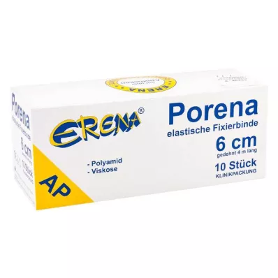 Porena elastisk gasbinda 6cm utan cellovit, 10 st Porena elastisk gasbinda 6cm utan cellovit, 10 st