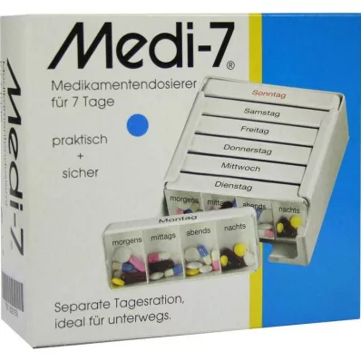 MEDI 7 medicin dos.f.7 dagar blå, 1 st