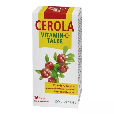 CEROLA Vitamin C Taler Grandel, 16 st