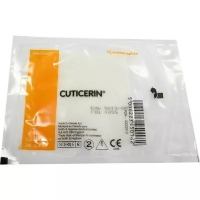 CUTICERIN 7,5x7,5 cm gasbinda med salvöverdrag, 1 st