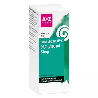 LACTULOSE AbZ 66,7 g/100 ml sirap, 200 ml LACTULOSE AbZ 66,7 g/100 ml sirap, 200 ml