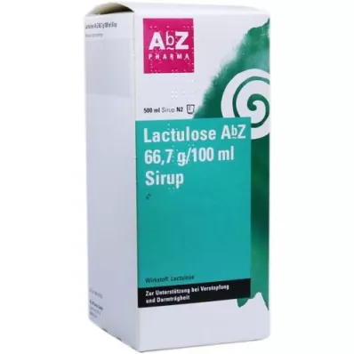 LACTULOSE AbZ 66,7 g/100 ml sirap, 500 ml