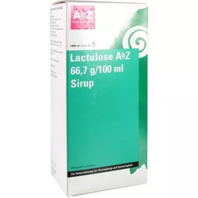 LACTULOSE AbZ 66,7 g/100 ml sirap, 1000 ml