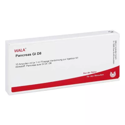 PANCREAS GL D 8 Ampuller, 10X1 ml PANCREAS GL D 8 Ampuller, 10X1 ml