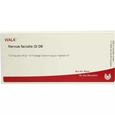 NERVUS FACIALIS GL D 6 Ampuller, 10X1 ml