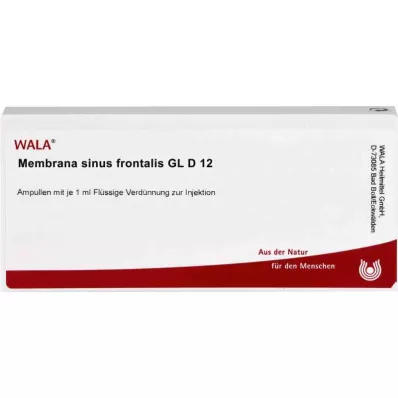 MEMBRANA sinus frontalis GL D 12 ampuller, 10X1 ml MEMBRANA sinus frontalis GL D 12 ampuller, 10X1 ml