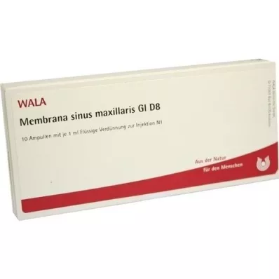 MEMBRANA sinus maxillaris GL D 8 ampuller, 10X1 ml