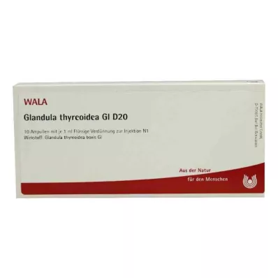 Glandula Thyreoidea Gl D20 ampuller (10x1 ml) Glandula Thyreoidea Gl D20 ampuller (10x1 ml)