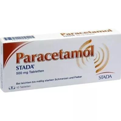 PARACETAMOL STADA 500 mg tabletter, 10 st