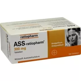 ASS-ratiopharm 300 mg tabletter, 100 st
