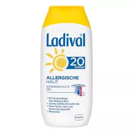 LADIVAL Gel för allergisk hud LSF 20, 200 ml