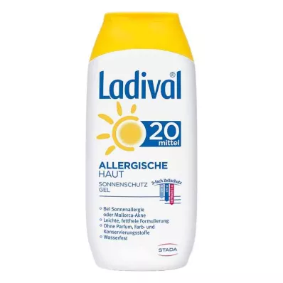 LADIVAL Gel för allergisk hud LSF 20, 200 ml