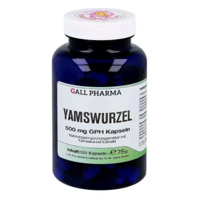 YAMSWURZEL 500 mg GPH Kapslar, 120 st