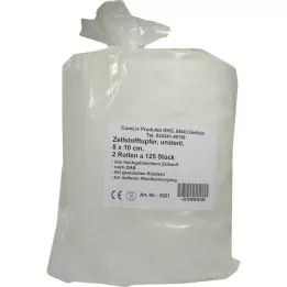 ZELLSTOFFTUPFER 8x10 cm rulle, 2X125 st