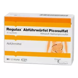 REGULAX Laxerande kuber av picosulfat, 12 st