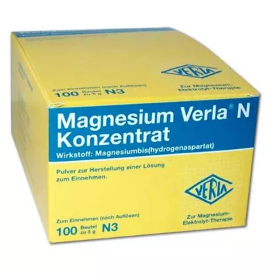 MAGNESIUM VERLA N Koncentrat Plv.e.L.för Intag, 100 st