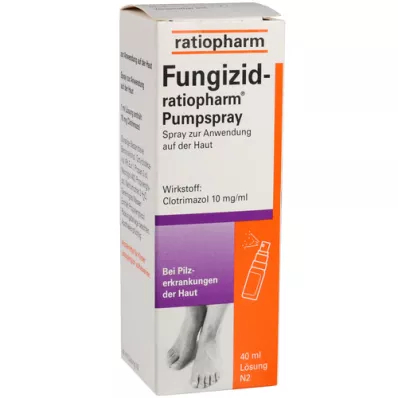 FUNGIZID-ratiopharm pumpspray, 40 ml