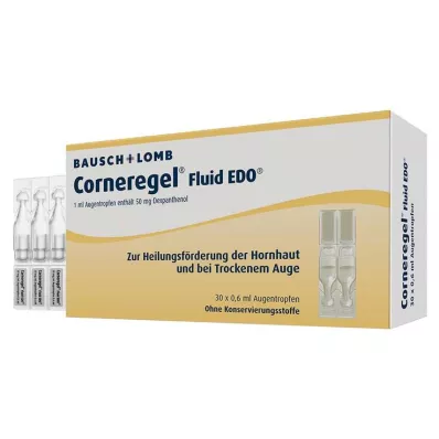 CORNEREGEL Vätska EDO Ögondroppar, 30X0,6 ml CORNEREGEL Vätska EDO Ögondroppar, 30X0,6 ml