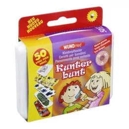 KINDERPFLASTER Färgglad, 50 st