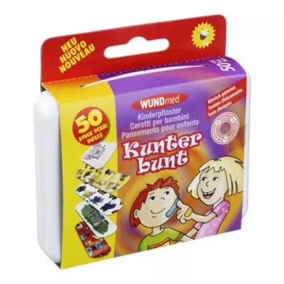 KINDERPFLASTER Färgglad, 50 st