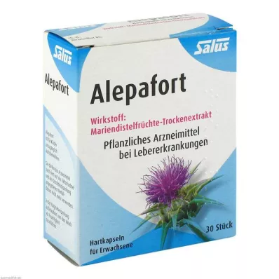 ALEPAFORT Mjölktistel hårda kapslar, 30 kapslar
