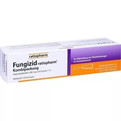 FUNGIZID-ratiopharm 3 vag. tabletter + 20g kräm, 1 p