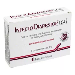 INFECTODIARRSTOP LGG Pulver för suspension för administration, 6 st