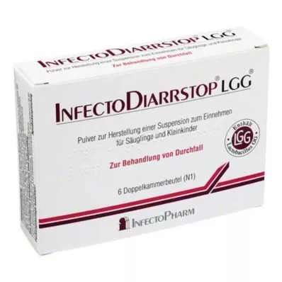 INFECTODIARRSTOP LGG Pulver för suspension för administration, 6 st