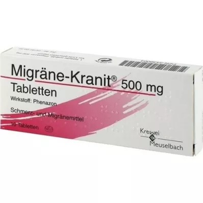 MIGRÄNE KRANIT 500 mg tabletter, 10 st