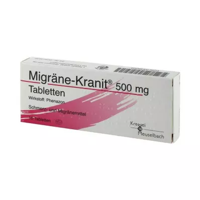 MIGRÄNE KRANIT 500 mg tabletter, 10 st
