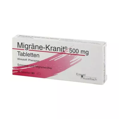 Migrän Kranit 500 mg tabletter, 20 st Migrän Kranit 500 mg tabletter, 20 st
