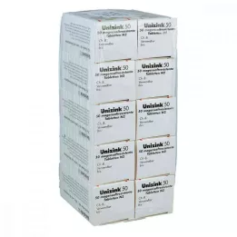 UNIZINK 50 enterotabletter, 10X50 st