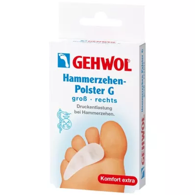 Gehwol polymer gel hammar tå pad, 1 st Gehwol polymer gel hammar tå pad, 1 st