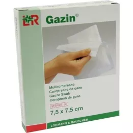 GAZIN Gasbinda komp.7,5x7,5 cm steril 8x, 5X2 st