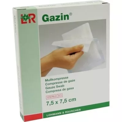 GAZIN Gasbinda komp.7,5x7,5 cm steril 8x, 5X2 st