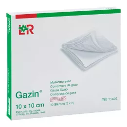 GAZIN Gasbinda komp.10x10 cm steril 8x, 5X2 st