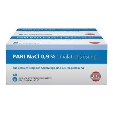 PARI NaCl-inhalationslösning Ampuller, 120X2,5 ml