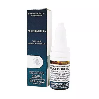 Mucedokehl D 5 droppar, 10 ml Mucedokehl D 5 droppar, 10 ml