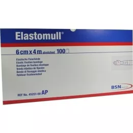 ELASTOMULL 6 cmx4 m elastiskt fixeringsband 45251, 100 st