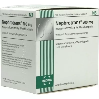 NEPHROTRANS enterotäckta kapslar, 100 st