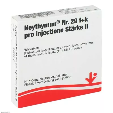 Neythymun No.29 f + k per injektion.St. II Ampuller, 5x2 ml