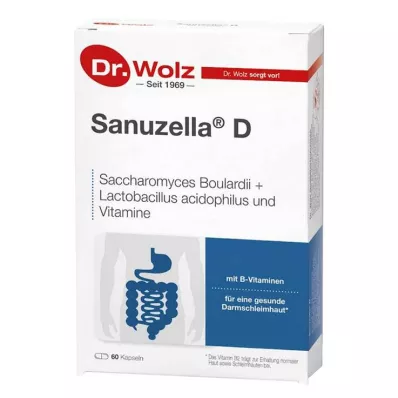 SANUZELLA D Cellulosa Kapslar, 60 Kapslar