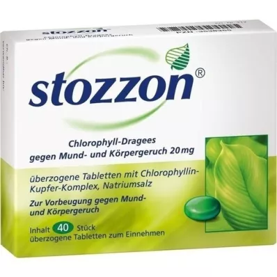 STOZZON Klorofylldragerade tabletter, 40 st