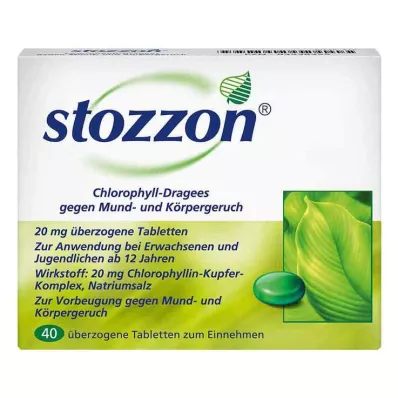 Stozzon klorofylldragerade tabletter, 40 st Stozzon klorofylldragerade tabletter, 40 st