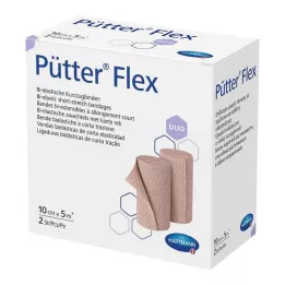 PÜTTER Flex Duo Bandage 10 cmx5 m, 2 st